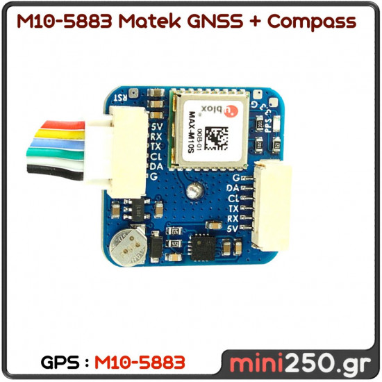 M10-5883 MATEK GNSS & Compass RC-022