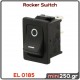 Rocker Switch ( 0/1 ) 6A / 28V DC 21x15x13.8mm MPN: EL-0185