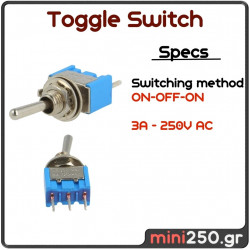 Toggle Switch 1 - 0 - 1 EL-0121