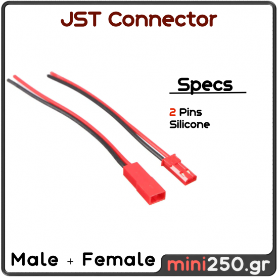JST Connector SET Male + Female EL-0175