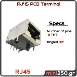 RJ45 PCB Terminal MPN: EL-0074