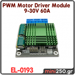 Dual-Channel PWM Motor Driver Module  9-30V 60A - EL-0193