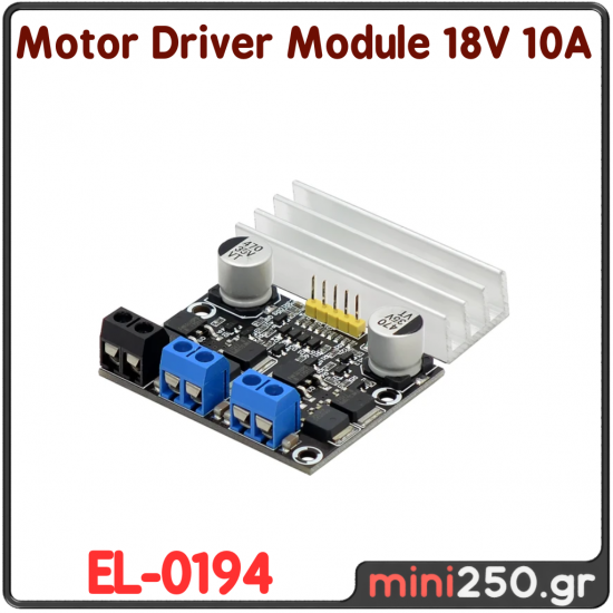 Motor Driver Module  18V 10A - EL-0194