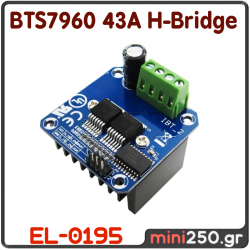 BTS7960 43A H-Bridge - EL-0195
