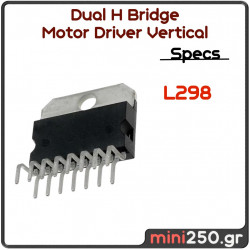 Dual H Bridge Motor Driver L298 Vertical EL-0157