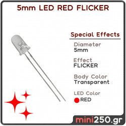 5mm LED RED FLICKER