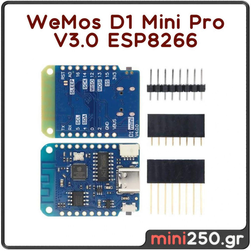 WeMos D1 Mini Pro V3.0 ESP8266 EL-0022