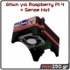 Θήκη για το Raspberry Pi 4 με Sense Hat και Ανεμιστήρα 3DS-088