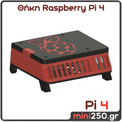 mini HDMI Θήκη για το Raspberry Pi 4 3DS-090