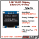 0.96" OLED Display  White I²C 4 Pins MPN: EL-0082