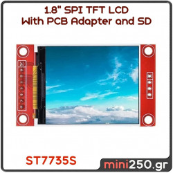 1.8" SPI TFT LCD With PCB Adapter and SD EL-0100