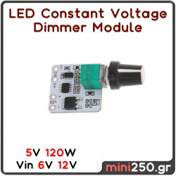 LED Dimmer Module Constant Voltage With Pontesiometer and Switch DC 12V 5A EL-0007