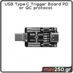 USB Type-C Trigger Board PD or QC protocol 2 Buttons 5 LED 5V 9V 12V 15V 20V EL-0009