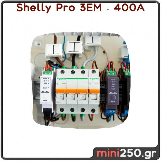 Shelly Pro 3EM - 400A