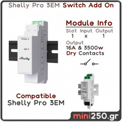 Shelly Pro 3EM Switch Add-On