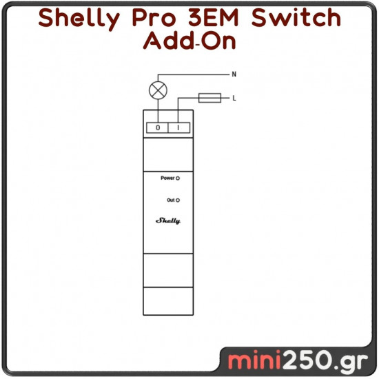 Shelly Pro 3EM Switch Add-on Relay for Shelly Pro 3EM Module