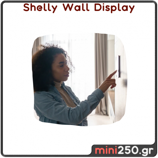 Shelly Wall Display Bezvadu Balts Shelly_Wall_Display_w, Mājas  automatizācija