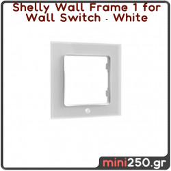 Shelly Wall Frame 1 for Wall Switch ( White )