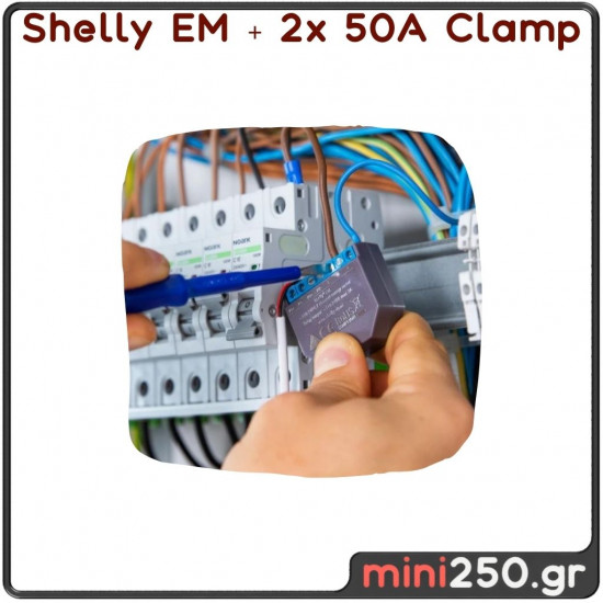 euroX10. Shelly EM-50A