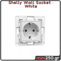 Shelly Wall Socket ( White )