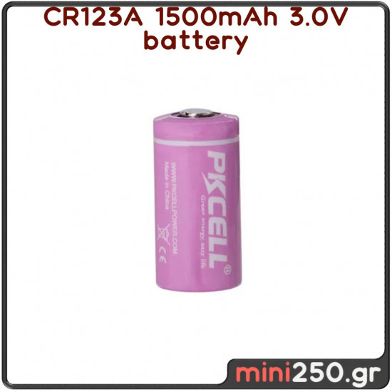 CR123A 1500mAh 3.0V battery