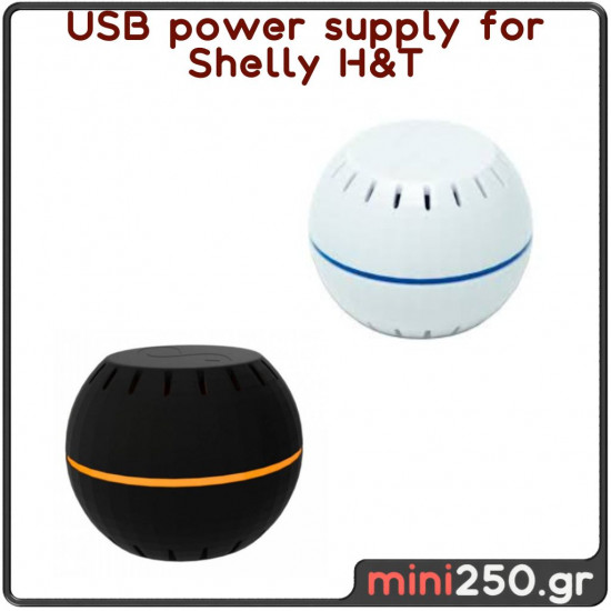 USB power supply for Shelly H&T ( Black )